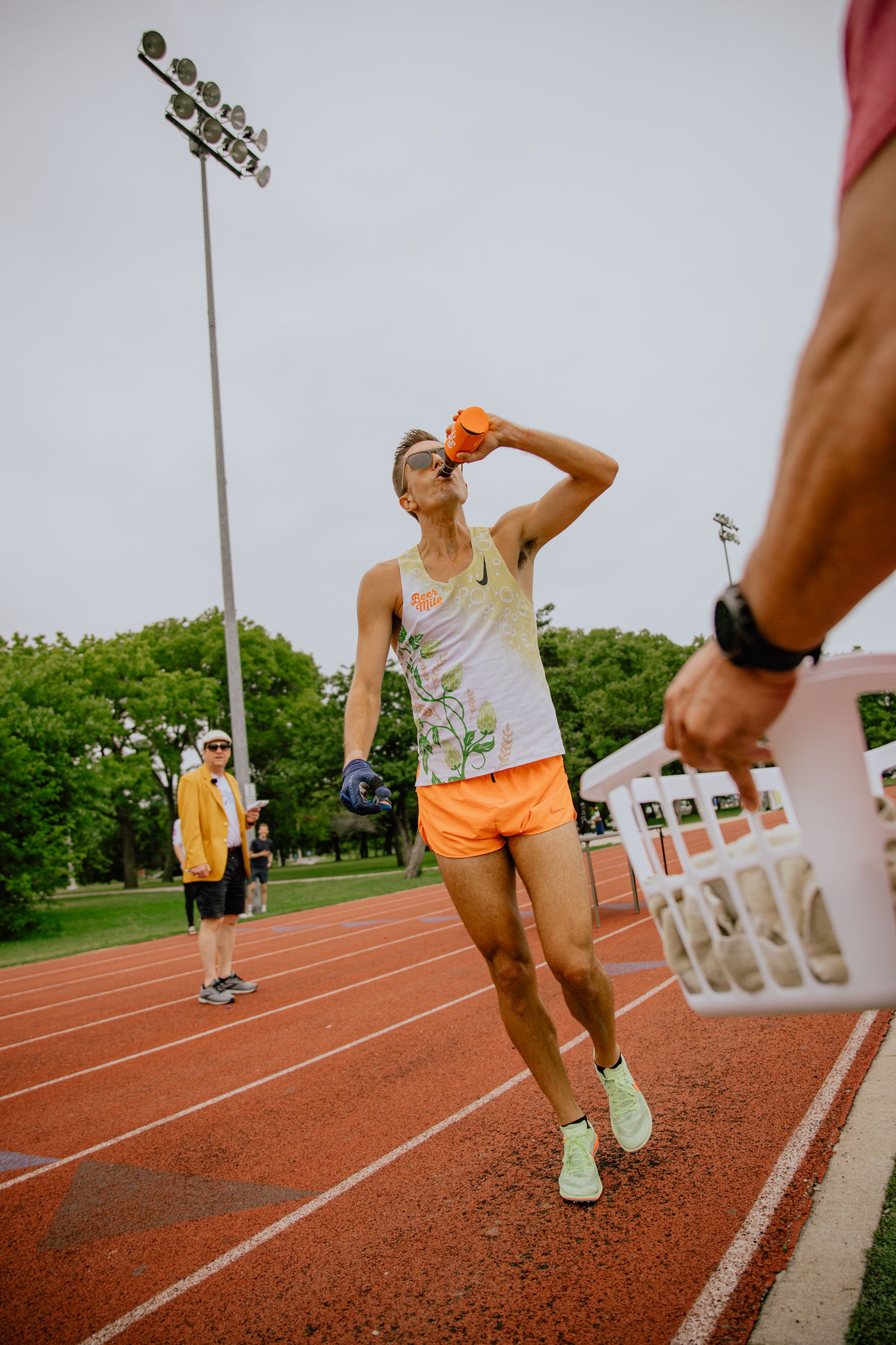 Allison Grace Morgan and Chris Robertson Win Inaugural US Beer Mile Championship in Chicago