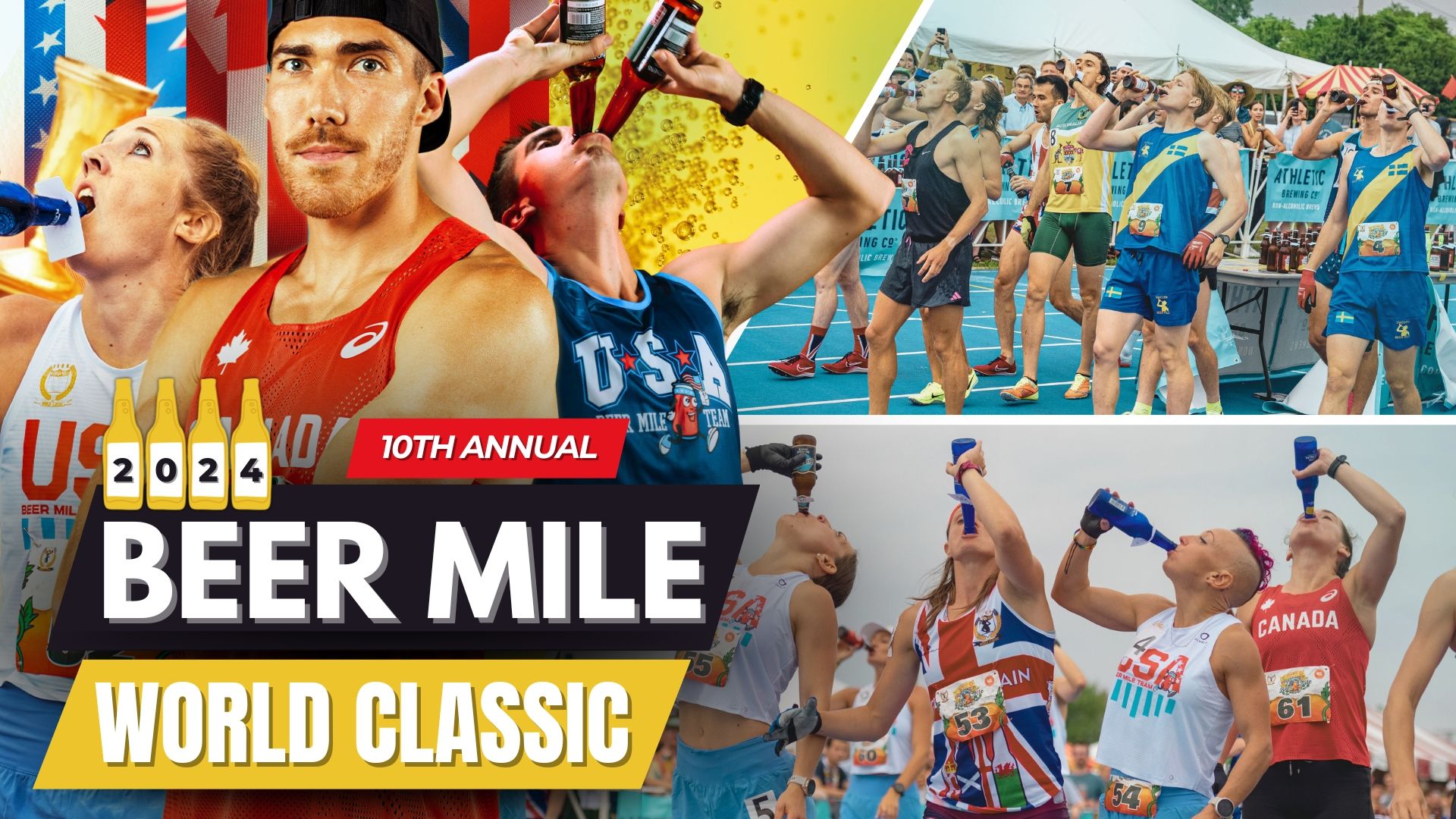 The 2024 Beer Mile World Classic - 10th Annual