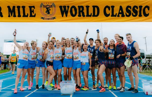 Team USA sweeps the men's and women's team titles at the 2023 Beer Mile World Classic