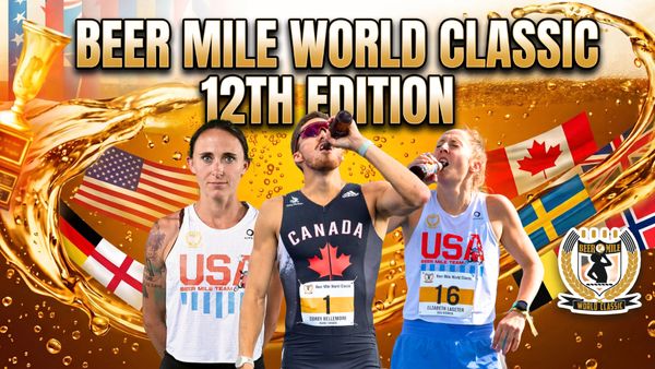 The 12th Annual Beer Mile World Classic will take place in Germany on September 18, 2026